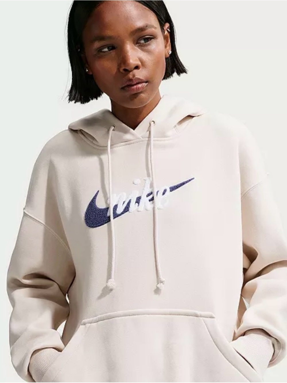 Nike Women's Beige Wide-Leg Pants - Picture 2 of 6
